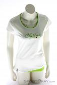 Chillaz Fancy Alps Logo SS Womens T-Shirt, Chillaz, Blanc, , Femmes, 0004-10170, 5637479835, 9120067567573, N2-02.jpg