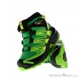 Salomon XA Pro 3D MID CS WP Kids Trail Running Shoes, , Green, , Boy,Girl, 0018-10453, 5637483804, , N1-06.jpg