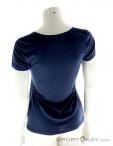 Super Natural V Neck Tee 140 Womens Outdoor T-Shirt, Super Natural, Azul, , Mujer, 0208-10041, 5637485147, 6925269270947, N2-12.jpg