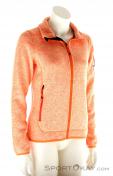 CMP Strickfleece Womens Outdoor Sweater, , Orange, , Female, 0006-10189, 5637493332, , N1-01.jpg