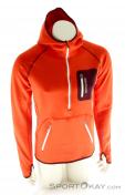 Ortovox MI Fleece Zip Neck Hoody Mens Sweater, , Orange, , Male, 0016-10343, 5637494926, , N2-02.jpg