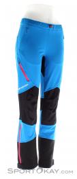 Ortovox MI Piz Duleda Womens Ski Touring Pants, , Blue, , Female, 0016-10346, 5637494940, , N1-01.jpg