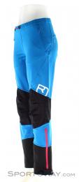 Ortovox MI Piz Duleda Womens Ski Touring Pants, , Blue, , Female, 0016-10346, 5637494940, , N1-06.jpg