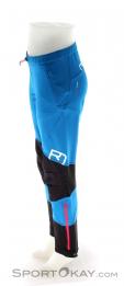 Ortovox MI Piz Duleda Womens Ski Touring Pants, , Blue, , Female, 0016-10346, 5637494940, , N2-07.jpg