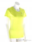 Salomon Agile SS Womens T-Shirt, , Yellow, , Female, 0018-10459, 5637497227, , N1-01.jpg