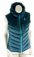 Scott Insuloft Explorair Down Womens Ski Touring Vest, , Blue, , Female, 0023-10403, 5637501959, , N2-02.jpg