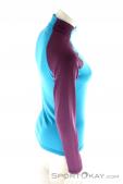 Mammut Illiniza Zip Pull Womens Functional Shirt, Mammut, Azul, , Mujer, 0014-10465, 5637504191, 7613276936541, N2-17.jpg