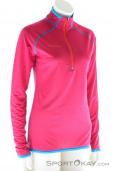 Mammut Schneefeld Zip Pull Womens Functional Shirt, , Pink, , Female, 0014-10498, 5637504644, , N1-01.jpg