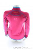 Mammut Schneefeld Zip Pull Womens Functional Shirt, , Pink, , Female, 0014-10498, 5637504644, , N3-13.jpg