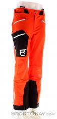 Ortovox Bacun Mens Ski Touring Pants, , Orange, , Male, 0016-10380, 5637505683, , N1-01.jpg