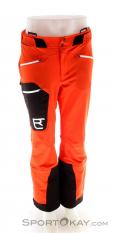Ortovox Bacun Mens Ski Touring Pants, , Orange, , Male, 0016-10380, 5637505683, , N2-02.jpg