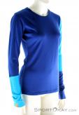 Ortovox Rock'n'Wool Long Sleeve Womens Functional Base Layer, , Blue, , Female, 0016-10419, 5637508130, , N1-01.jpg