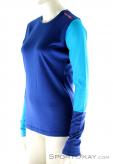 Ortovox Rock'n'Wool Long Sleeve Womens Functional Base Layer, , Blue, , Female, 0016-10419, 5637508130, , N1-06.jpg