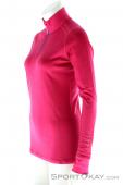Ortovox Supersoft Long Sleeve ZipNeck Womens Function Shirt, , Purple, , Female, 0016-10197, 5637508151, , N1-06.jpg