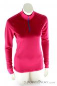 Ortovox Supersoft Long Sleeve ZipNeck Womens Function Shirt, , Fialová, , Ženy, 0016-10197, 5637508151, , N2-02.jpg