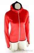Ortovox Fleece Hoody Womens Sweater, , Red, , Female, 0016-10183, 5637509913, , N2-02.jpg