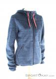 Salewa Fanes PL Zip Hoody Womens Outdoor Sweater, , Blue, , Female, 0032-10362, 5637512243, , N1-01.jpg