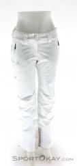 Salomon Iceglory Pant Womens Ski Pants, Salomon, Blanc, , Femmes, 0018-10507, 5637514345, 889645055312, N2-02.jpg