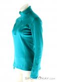 Salomon Discovery HZ Womens Ski Sweater, , Turquoise, , Female, 0018-10510, 5637514359, , N1-06.jpg