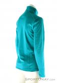 Salomon Discovery HZ Womens Ski Sweater, , Turquoise, , Female, 0018-10510, 5637514359, , N1-16.jpg