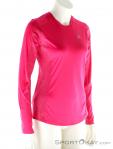 Salomon Agile LS Womens T-Shirt, , Pink, , Female, 0018-10522, 5637514483, , N1-01.jpg
