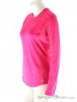 Salomon Agile LS Womens T-Shirt, , Pink, , Female, 0018-10522, 5637514483, , N1-06.jpg