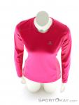 Salomon Agile LS Womens T-Shirt, , Pink, , Female, 0018-10522, 5637514483, , N3-03.jpg