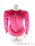 Salomon Agile LS Womens T-Shirt, , Pink, , Female, 0018-10522, 5637514483, , N3-13.jpg