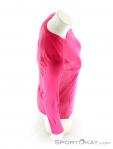 Salomon Agile LS Womens T-Shirt, , Pink, , Female, 0018-10522, 5637514483, , N3-18.jpg