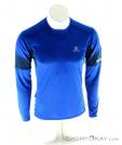 Salomon Agile LS Mens T-Shirt, Salomon, Blue, , Male, 0018-10527, 5637514538, 889645044675, N2-02.jpg