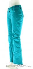 Salomon Iceglory Pant Womens Ski Pants, , Turquoise, , Female, 0018-10507, 5637515253, , N1-06.jpg
