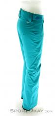 Salomon Iceglory Pant Womens Ski Pants, Salomon, Turquoise, , Female, 0018-10507, 5637515253, 889645047867, N2-17.jpg