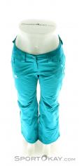 Salomon Iceglory Pant Womens Ski Pants, , Turquoise, , Female, 0018-10507, 5637515253, , N3-03.jpg