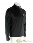 Spyder Silver Dip Dry HZ Mens Ski Sweater, , Black, , Male, 0039-10160, 5637515843, , N1-01.jpg
