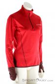 Vaude Livigno Halfzip Womens Outdoor Sweater, , Red, , Female, 0239-10092, 5637518392, , N1-01.jpg