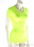Nike Pro Cool Womens Fitness Shirt, Nike, Jaune, , Femmes, 0026-10436, 5637520384, 091208525143, N1-01.jpg