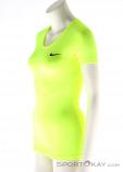 Nike Pro Cool Womens Fitness Shirt, Nike, Yellow, , Female, 0026-10436, 5637520384, 091208525143, N1-06.jpg