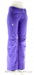 Salomon Stormspotter Womens Ski Pants, Salomon, Purple, , Female, 0018-10618, 5637524842, 889645031170, N1-01.jpg