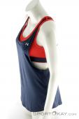 Under Armour 2-in 1 Tank Womens Fitness Shirt, Under Armour, Blue, , Female, 0001-10373, 5637525801, 190085205664, N2-07.jpg