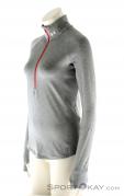 Under Armour Coldgear Armour 1/2 Zip Womens Fitness Sweater, Under Armour, Gray, , Female, 0001-10377, 5637525828, 190085208368, N1-06.jpg
