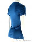 adidas Performance Tee Womens Fitness Shirt, adidas, Blue, , Female, 0002-11092, 5637526357, 4057288100201, N1-16.jpg