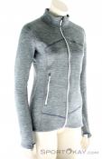 Ortovox Fleece Light Melange Jacket Womens Outdoor Jacket, Ortovox, Gray, , Female, 0016-10462, 5637527327, 0, N1-01.jpg