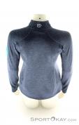 Ortovox Fleece Light Melange Jacket Damen Outdoorsweater, , Blau, , Damen, 0016-10462, 5637527330, , N3-13.jpg