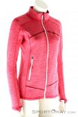 Ortovox Fleece Light Melange Jacket Womens Outdoor Jacket, , Pink, , Female, 0016-10462, 5637527338, , N1-01.jpg