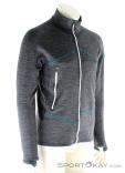 Ortovox Fleece Light Melange Mens Outdoor Sweater, Ortovox, Noir, , Hommes, 0016-10480, 5637527715, 0, N1-01.jpg
