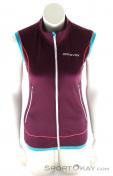 Ortovox Fleece Light Vest Womens Outdoor Vest, Ortovox, Purple, , Female, 0016-10464, 5637528057, 4250875267237, N2-02.jpg