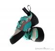 La Sportiva OxyGym Womens Climbing Shoes, , Turquoise, , Female, 0024-10366, 5637528150, , N1-06.jpg