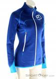 Ortovox MI Fleece Plus Womens Outdoor Jacket, Ortovox, Blue, , Female, 0016-10525, 5637532109, 4250875221147, N1-01.jpg