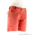 Salewa Puez DST W Short Womens Outdoor Pants, , Red, , Female, 0032-10427, 5637537697, , N1-01.jpg