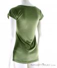 Salewa Puez Melange Dry SS Womens T-Shirt, , Olive-Dark Green, , Female, 0032-10431, 5637537732, , N1-11.jpg